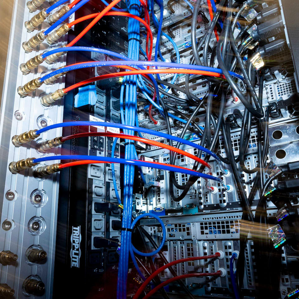 image from Washington Post of computer wires
