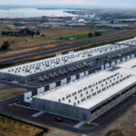 view of a datacenter from the air